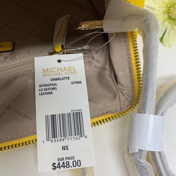 Michael Kors Charlotte Large Satchel - Picture 7 of 9